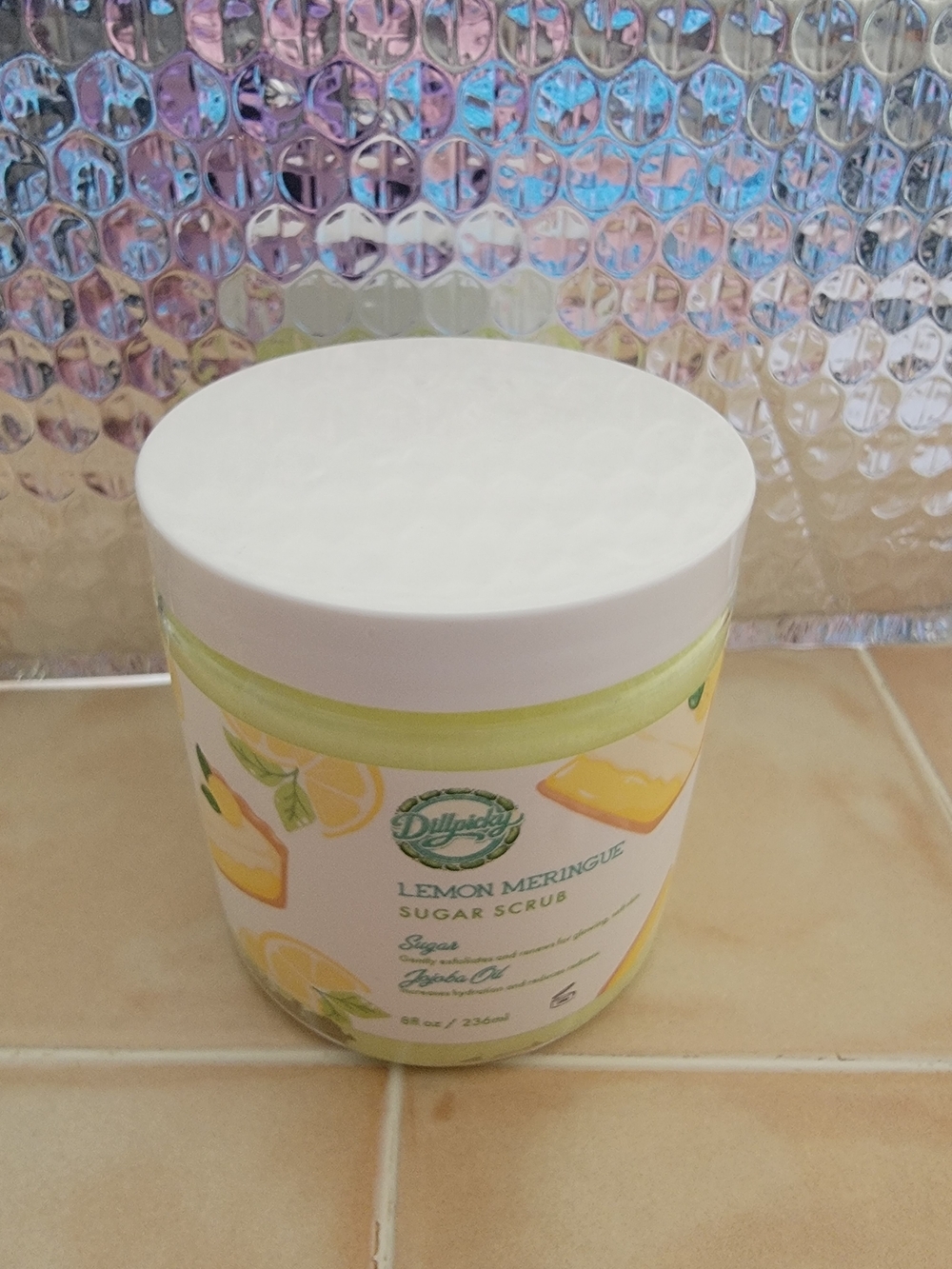 Lemon Meringue Sugar Scrub .